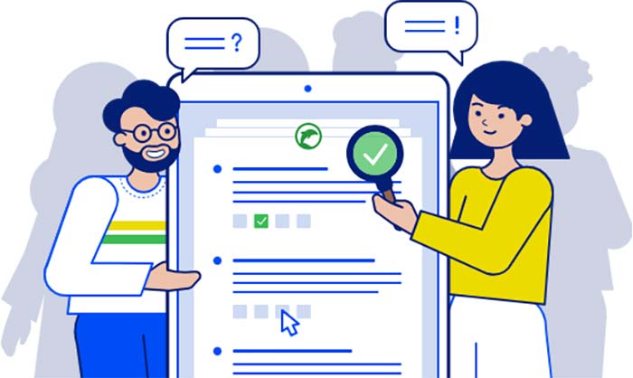 تست زدن با گوشی 